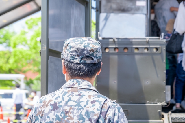 自衛官は災害派遣で不在になる