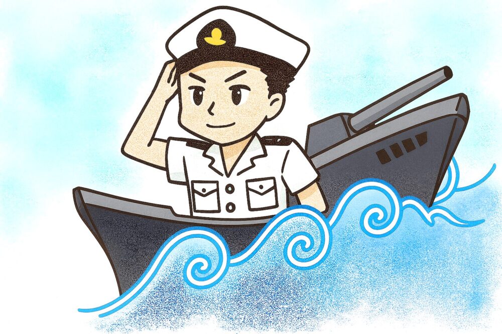 単身赴任をしている海上自衛官の