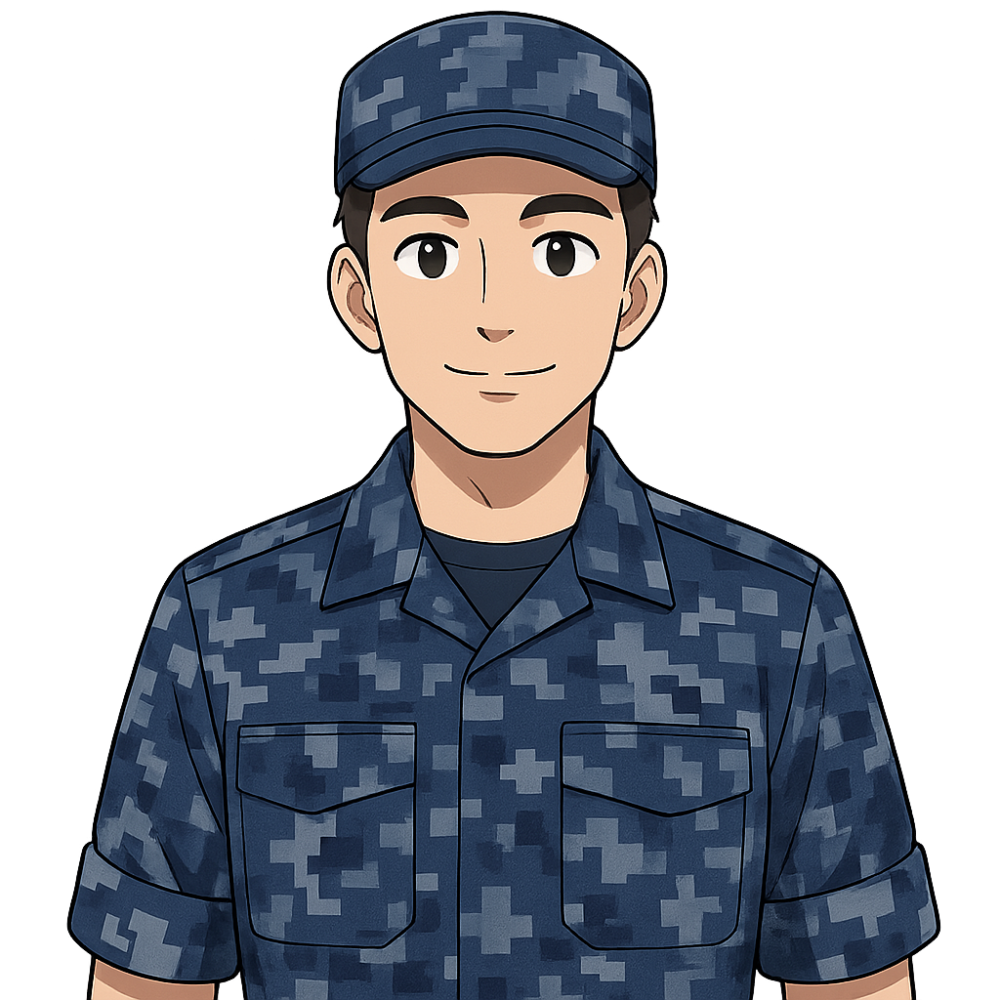 海自の夫(美脚さん)